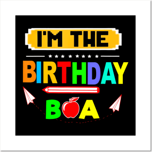 Im The Birthday Boy Game Gaming Family Matching Birthday Posters and Art